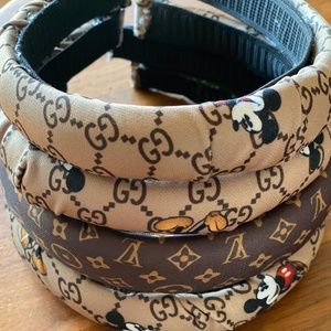 Gucci and Louis Vuitton Head bands